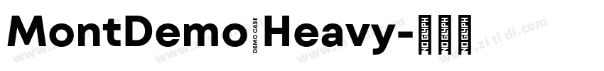 MontDemo Heavy字体转换